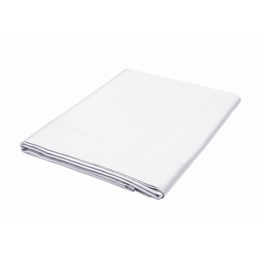 Plain Dye Flat Sheet By Bedeck of Belfast in White